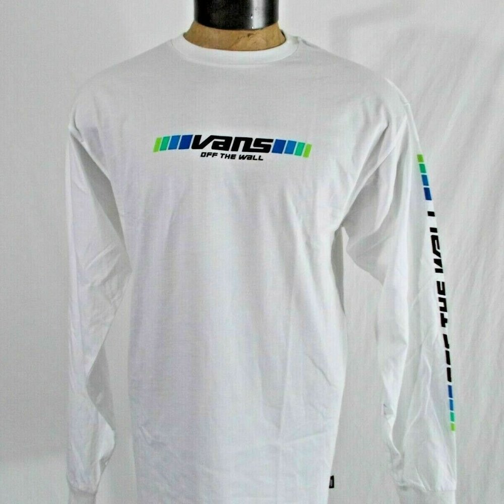 New VANS Off The Wall SPEEDS LS GRAPHIC TEE Medium